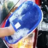 Nowe narzędzie do spryskiwacza samochodowego 1 PC Myjnia samochodowa Czyste gąbka szczotka Cleaner Blue Wave Cars Wash Trójkąt Wysokiej jakości 15