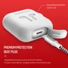 La più recente custodia morbida in silicone per Apple Airpods Custodia protettiva antiurto impermeabile Custodia protettiva per auricolari Air Pods con gancio