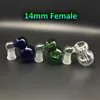 3 Farben Glas Aschenfänger Schalen männlich weiblich 10 mm 14 mm 18 mm Joint Bubbler Calabash Glas Ashcatcher Schalen für Glasbecher Bongs Dab Rigs