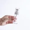 Flacone spray vuoto da 30 ml Bottiglie riutilizzabili in plastica Flacone cosmetico per trucco Contenitori spray atomizzatore per profumo trasparenti portatili