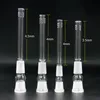 Hookahs Glass Downstem Adapter Male-FEMALE 14mm 18mm Joint Down Stem Tube Oil Rigs Diffusor f￶r r￶kning av vattenbongr￶r