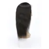 Indiaas mensenhaar 13x4 kanten voorpruiken natuurlijk zwart 8-30 inch rechte maagdelijk haarproducten vooraf geplukte pruiken zijdeachtige rechte recht