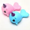 Squishy Slow Rebound Decompression Toy Slow Rebound PU Simulation Whale Pressure Release Squishy Toys Help People Relieve Stress TO495