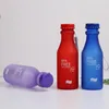 Couleurs bonbons incassable givré étanche bouilloire en plastique 550 ml BPA bouteille d'eau portable pour voyage yoga course camping4456597