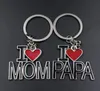 Jag älskar pappa mamma nyckelringar nyckelring hjärta nyckelring mors fars fars