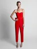 Seksowne back Krikor Jabotian Jumpsuits Suknie wieczorowe z odłączoną spódnicą Sweetheart Suknie balowe nowe spodnie dla kobiet HY4126