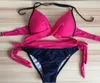 Seksi Bikini Kadınlar Mayo Push Up Mayo Criss Çapraz Bandaj Halter Bikini Set Plaj Mayo Yüzmek Aşınma Ücretsiz Nakliye