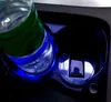 Matte Pad Flasche Getränke Untersetzer Eingebauter Vibrationslichtsensor Auto Anti-Rutsch-Matte Wasserdichter Solar-LED-Autobecherhalter