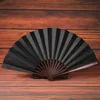 Large 33cm Folding Fan Blank Cloth Bamboo Hand Fans DIY Craft Art Painting Fan Gifts wen6896