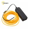 TSLEEN Elastyczny LED Light Tube 2M 3M LED Strip Wodoodporna 5 M Elastyczna El Wire Lina Kabel Neon Glow Light Odzież Samochód Auto