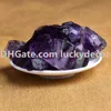 100g小さなランダムサイズフリーフォーム生の天然紫色の虹蛍石蛍石の水晶石の粗いカラフルな癒しが激しいウィッカの岩のミネラル
