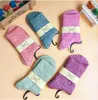 Fcare 10PCS = 5 paar Neue winter einfarbig retro mode wolle socken dicke warme wolle weibliche socken