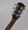 RARE 140 34 dimensioni a cortocircuito Suntage Sunburst semi cavo di chitarra elettrica Doppio F fori neri P 90 Pickups Trapeze in metallo 2432971