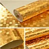 Glitter Pvc Tapety Rolls Złote Srebrna Folia Sypialnia Tapeta lustro MOSAIC Blask 3D Tapety do salonu Dekorowanie domu243771139