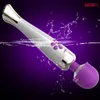 LeTen ricaricabile potente AV Magic Wand Vibrator Massager Silicone G Spot Vibrators for Woman Toys Erotic Toys Sex Products Y185104040