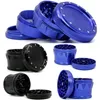 69mm Smoking Grinder 4 Part Metal Grinder Herb With Teeth Filter Net Herb Smok Pipes Accessories 2 Color WX9-907