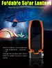 Folding USB Clover Lanterna da campeggio solare LED ricaricabile e solare a pagamento 3 Livello luminosità 18LED per escursione di campeggio esterna