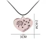 Exquisite Mom Ketting Paardebloem Zaad Wens Hart Hanger Ketting Moederdag Geschenken Vrouwen Choker Touw Ketting Mode-sieraden