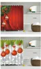 Halloween Christmas Snowman Santa Claus 3D print Bathroom Shower curtain Home Xmas Decoration 180*165cm 140 styles C4899