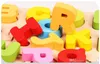 26 PC와 번호 퍼즐 영어 교육 장난감 알파벳 A - Z 편지 어린이를위한 교육 매트 나무 장난감 c037