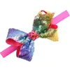 baby sequin headbands for girls christmas hair bows cheer bow kids hair accessories bows hairbands headband4316860