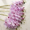 HOT Silk Single Stem Butterfly Orchid 80cm/31.5" Length Artificial Flowers Mini Orchids Phalaenopsis 7 Colors for Wedding Centerpiece