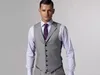 Смокинги для жениха (Groommen Tuxedos) (Куртка + жилет + брюки) Мужские костюмы Формальный костюм для мужчин