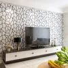 Black White Geometric Pattern Non-woven Wallpaper Modern Art Design Living Room TV Background Wallpaper For Bedroom Walls 3D