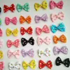 100pcslot 14Inch Print Flower Hair Bows Clips Ribbon Barrettes Hair Pins For Baby Girls Teens Toddlers Kids40215419873658