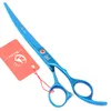 Azul 7.0 Polegada Meisha Pet Grooming Tesoura Tesoura De Corte De Cão Emagrecimento Tijeras Clippers Gato Animais Profissionais Ferramentas De Corte De Cabelo HB0118