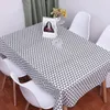 modern cotton linen table cloth waterproof square party banquet outdoor tablecloth solid color nappe table cover overlay black gray