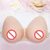 2018 Silicone Fake Breast Forms for Cross Dresser Shemale Drag Queen Masquerade Halloween Toys False Boobs 600-1600g/pair