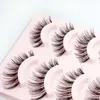 Transparent Eyelash 5PairSbox Beau Ty tjock lång Falskt ögonklara band Lashes Makeup Beauty Tools 2029528429