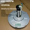 40 W 130RPM 12/24 VDC Niska prędkość Niski Uruchomienie do DIY Magnes Trwały Alternator Generator