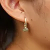 Pendientes bohemios simples y bonitos con forma de concha, pendientes colgantes de conchas marinas, joyería de sirena de plata de ley 100% para mujer, moda brincos268y