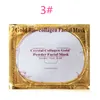 2020 Or Bio Collagène Masque Facial Masque Cristal Poudre D'or Collagène Masque Facial Feuilles Hydratant Beauté Soins De La Peau Produits