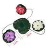 Eco-Friendly Led Lighting Practical Garden Pool Floating Lotus Solar Light Night Lamp For Pond Fountain Decoration Solar Lamps