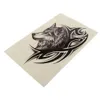 Nowy transfer wody fałszywy tatuaż wodoodporny tymczasowy tatuaż naklejka mężczyzn Wolf Tattoo Tattoo Flash Tattoos4288414