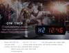 Ganxin Nowy 3 '' LED Fitness Zegar zegarowy dla treningu interwałowego MMA Tabata Box H.I.T Timer siłowni