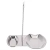 Sales!!High Quality Stainless Steel Lid Spoon Kitchenware Stand Organizer Kitchen Tool