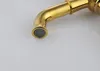 Rolya Luxurious Golden High Body Basin Faucet Lavatory Bathroom Vessel Tall Basin Sink Mixer Taps