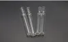 Smoking Accessories 4 inch Glass cigarette bat pipe One Hitter filters oil burner for smoking bong