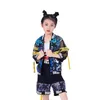 Enfants fille garçon Hip Hop Costume paillettes paillettes Jazz Street Dance Costume Baseball vêtements manteau Shorts pour enfants DL2464