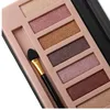 Wodoodporna 12 kolorów Shimmer Lub Matte Eyeshadow Paleta Makijaż Długotrwały Cień Oczu Naturalne Eyeshadow z pędzlem