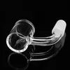 beveled edge quartz banger 4mm bottom 25mm OD Nail Female Male Hookahs for dab rig glass water pipe bong