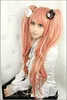 Danganronpa Dangan-Ronpa Junko Enoshima Ponytails Cosplay Wig