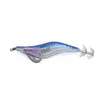 Factory price 10cm 12.5g LED Electronic Luminous Squid Lure Jig Night Artificial Fishing Wood Shrimp Squid Light Jigs Lures