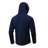 Männer Sport Hoodie Tops Laufen Training Fitness Wear Male Casual Langarm Fitnessjacke Sweatshirt Outdoor Sportswear