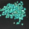 DingSheng Natural Green Turquoise Gravel Crystal Jade Quartz Tumbled Stone Ocean Minerals Chips For Gift Deco