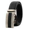 hotti fashion designer uomo cinture in pelle con fibbia automatica business cinture con fibbia in lega maschile per uomo ceinture homme